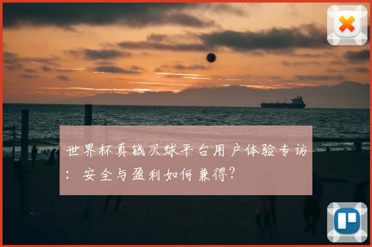 世界杯真钱买球平台用户体验专访：安全与盈利如何兼得？